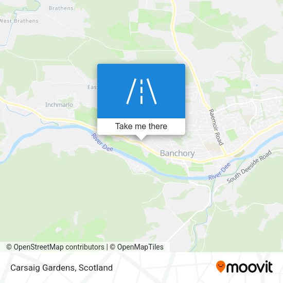 Carsaig Gardens map