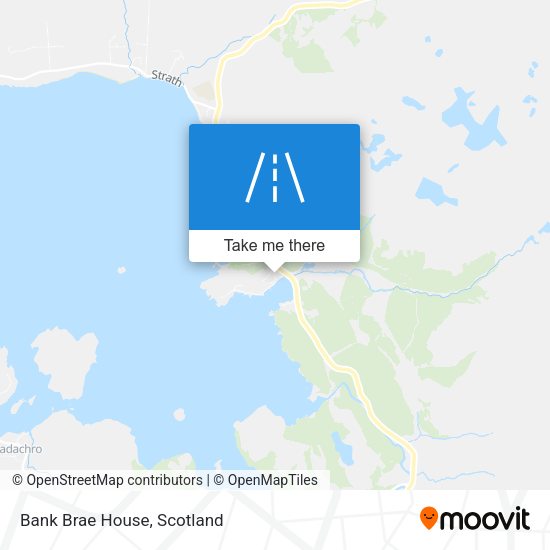 Bank Brae House map