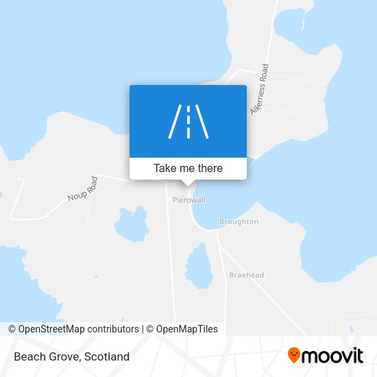 Beach Grove map