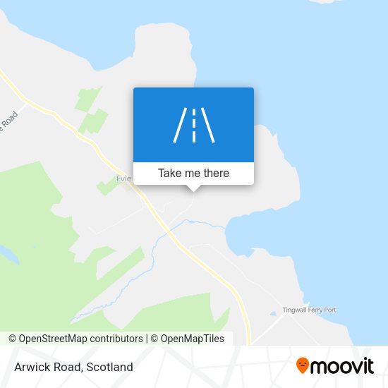 Arwick Road map