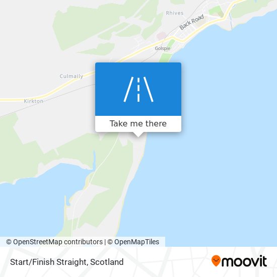 Start/Finish Straight map