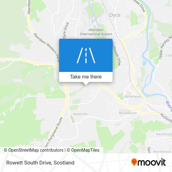 Rowett South Drive map