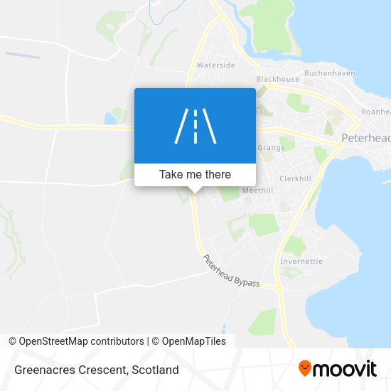 Greenacres Crescent map