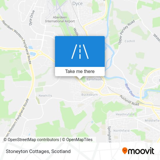 Stoneyton Cottages map