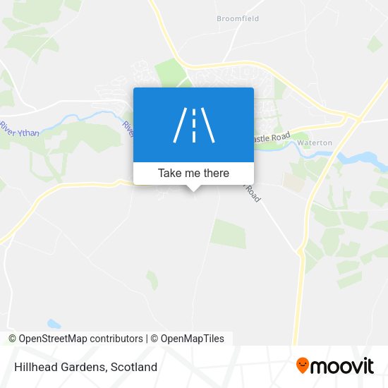 Hillhead Gardens map