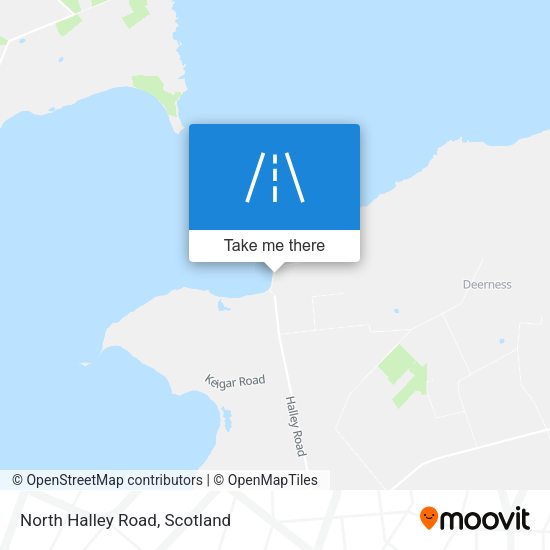 North Halley Road map