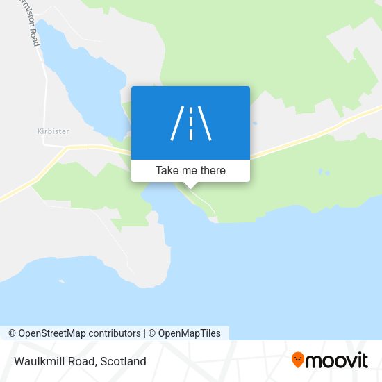 Waulkmill Road map