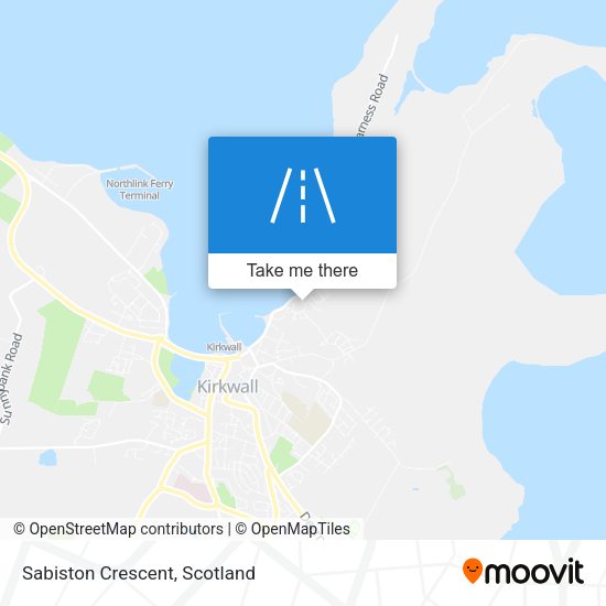 Sabiston Crescent map