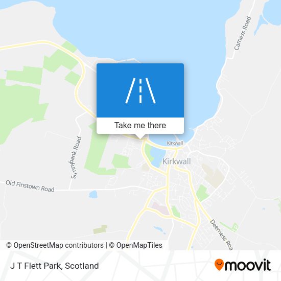 J T Flett Park map