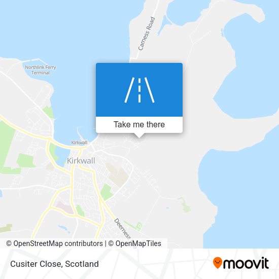 Cusiter Close map