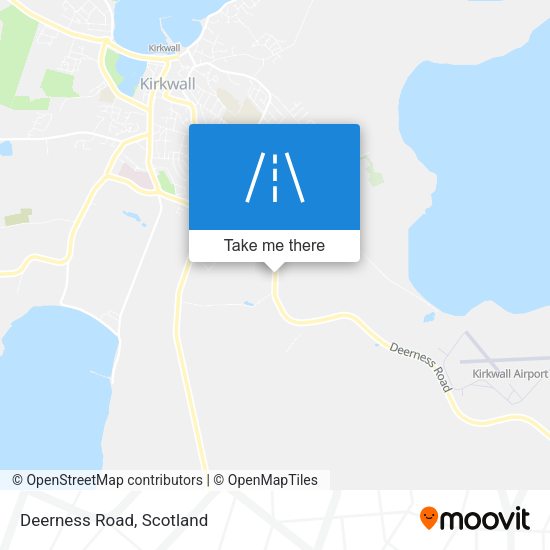Deerness Road map