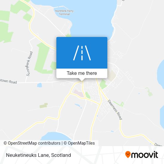 Neuketineuks Lane map