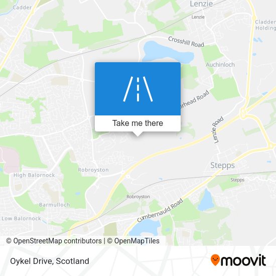 Oykel Drive map