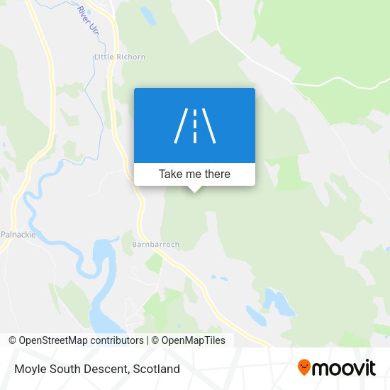 Moyle South Descent map