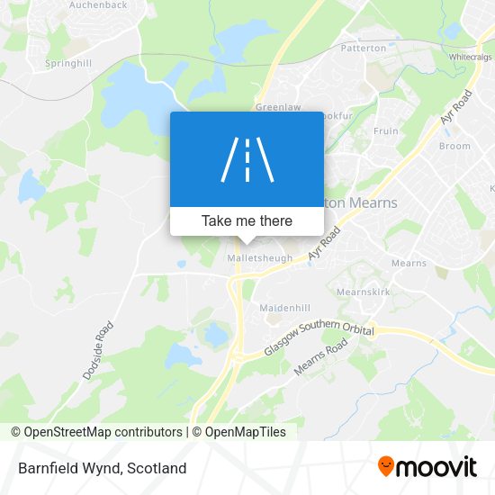 Barnfield Wynd map