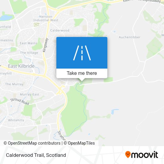 Calderwood Trail map