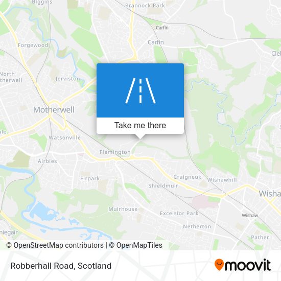 Robberhall Road map