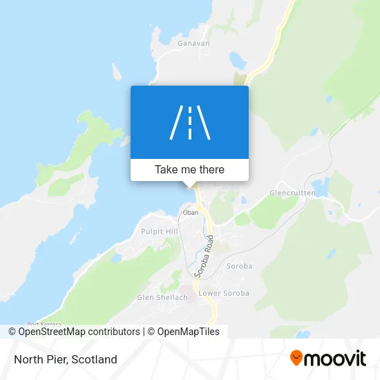 North Pier map