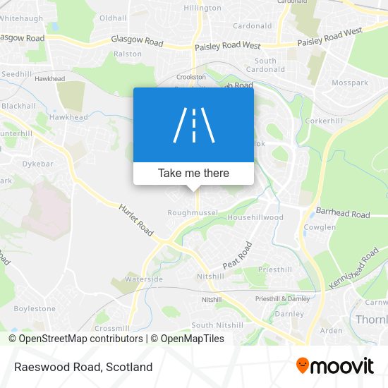 Raeswood Road map