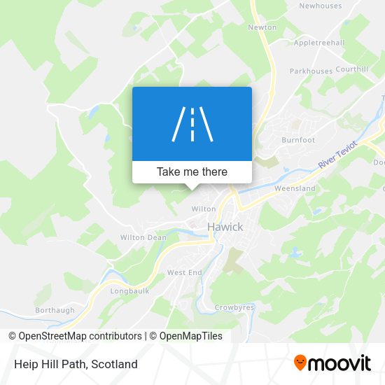 Heip Hill Path map