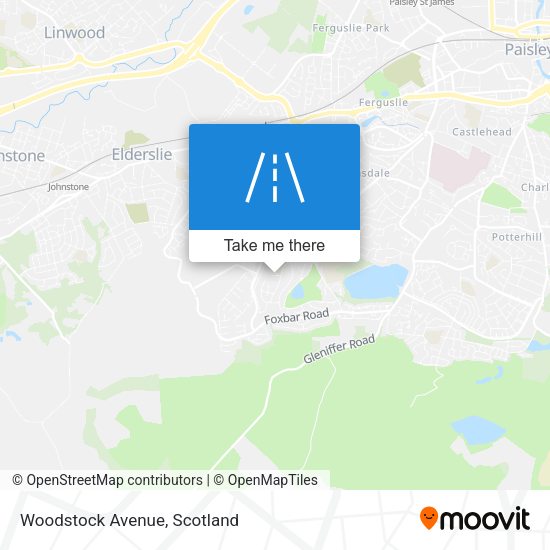 Woodstock Avenue map