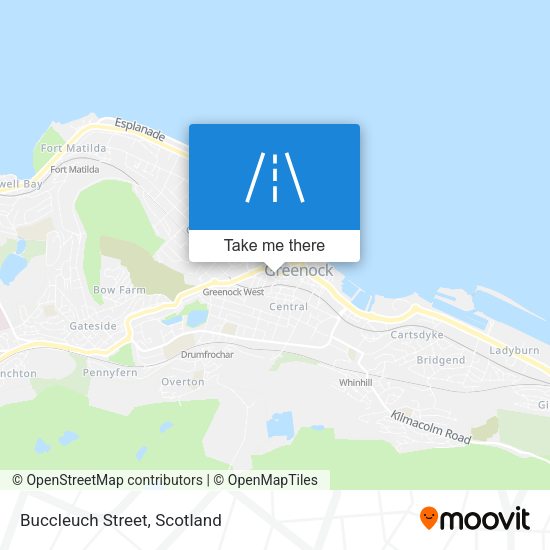 Buccleuch Street map