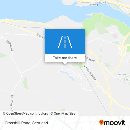 Crosshill Road map