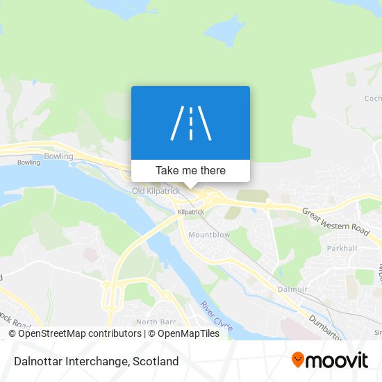 Dalnottar Interchange map