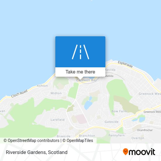 Riverside Gardens map