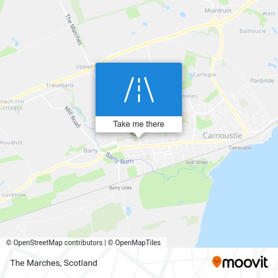The Marches map