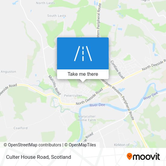 Culter House Road map