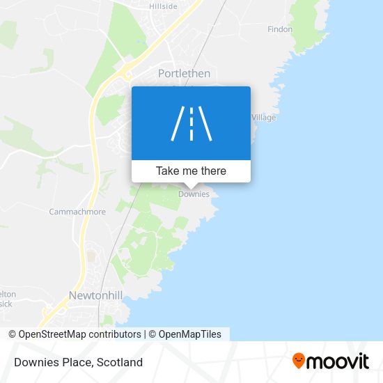 Downies Place map