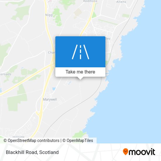 Blackhill Road map