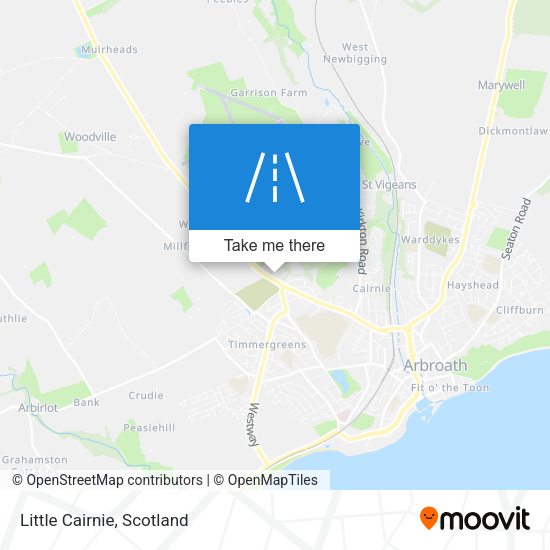Little Cairnie map