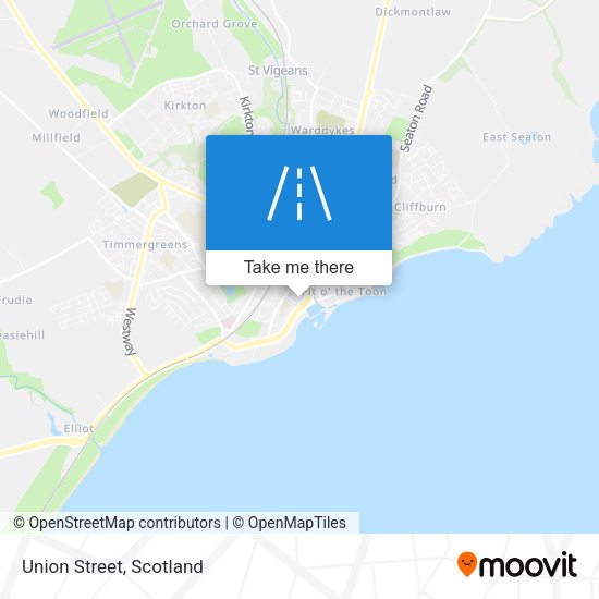Union Street map