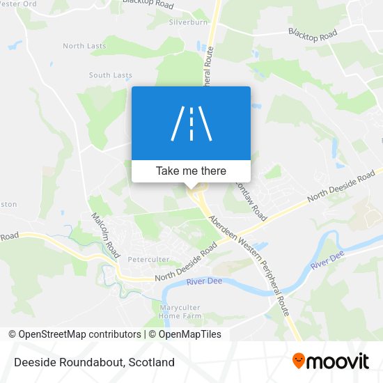 Deeside Roundabout map