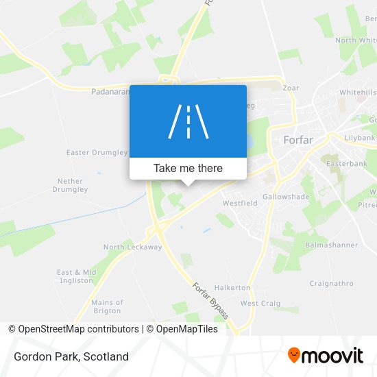 Gordon Park map