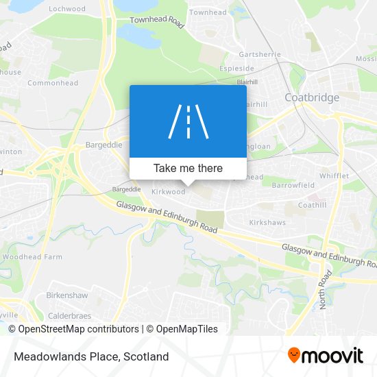 Meadowlands Place map