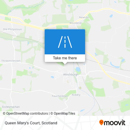 Queen Mary's Court map
