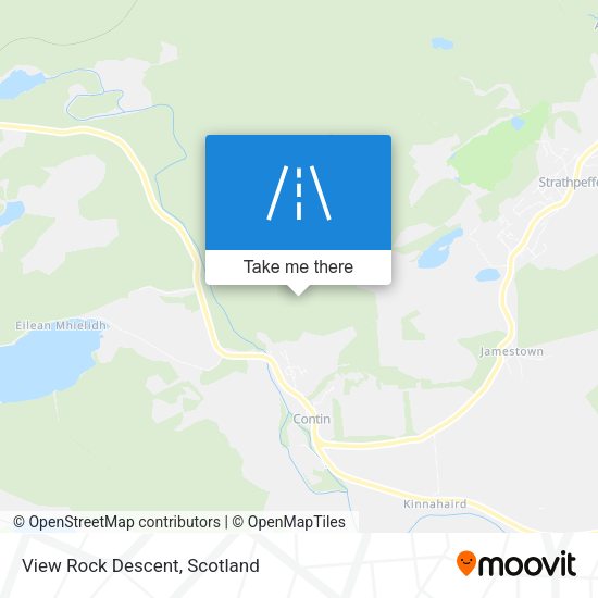 View Rock Descent map