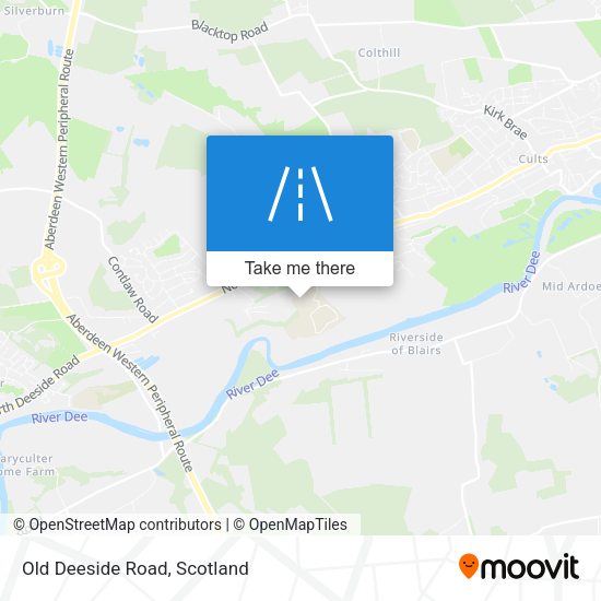 Old Deeside Road map