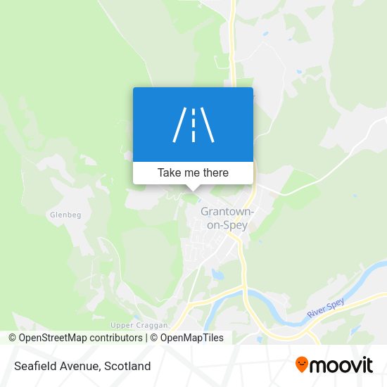 Seafield Avenue map
