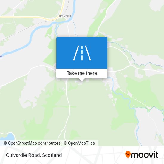 Culvardie Road map