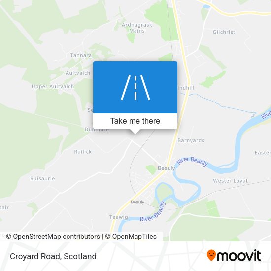 Croyard Road map
