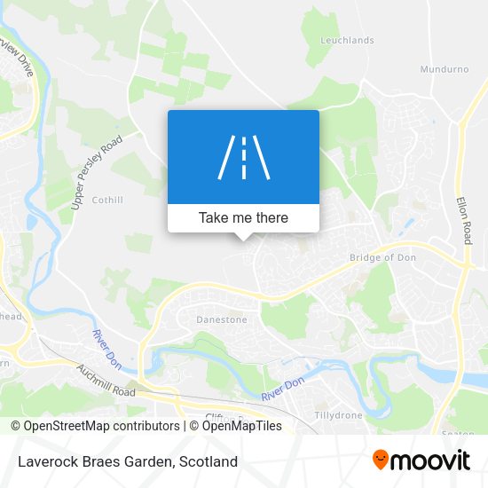 Laverock Braes Garden map