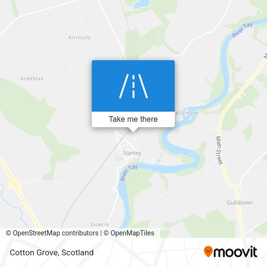 Cotton Grove map