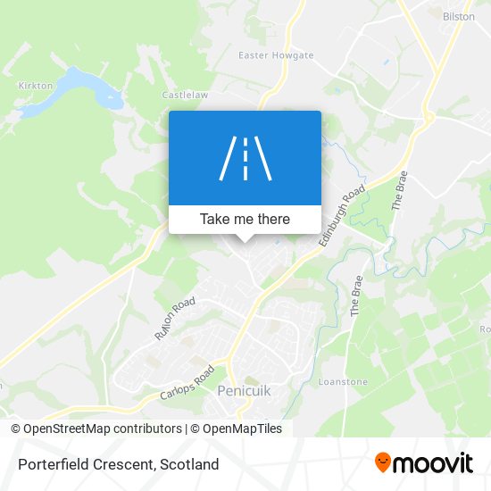 Porterfield Crescent map