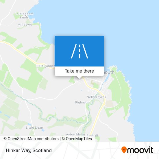 Hinkar Way map