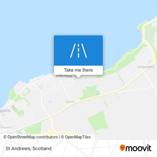 St Andrews map