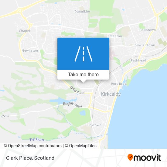 Clark Place map